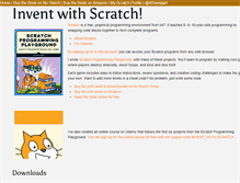 Tablet Screenshot of inventwithscratch.com
